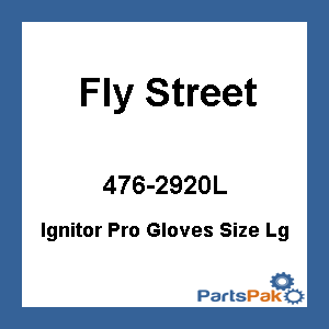 Fly Street 5884 476-2920_4; Ignitor Pro Gloves Size Lg