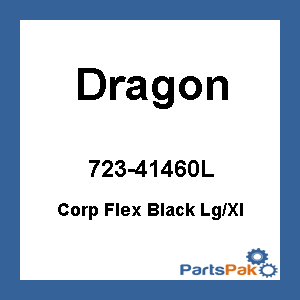 Dragon 723-41460L; Corp Flex Black Lg / Xl