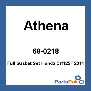 Athena P400210850309; Full Gasket Set Fits Honda Crf125F 2014