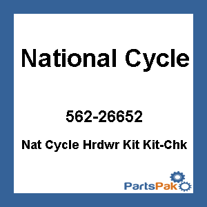 National Cycle KIT-CHK; Nat Cycle Hrdwr Kit Kit-Chk