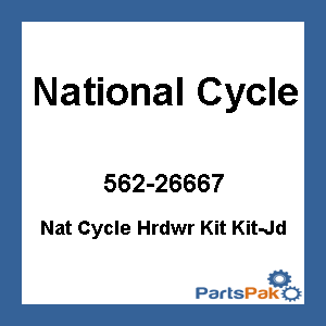 National Cycle KIT-JD; Nat Cycle Hrdwr Kit Kit-Jd