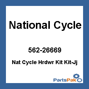 National Cycle KIT-JJ; Nat Cycle Hrdwr Kit Kit-Jj
