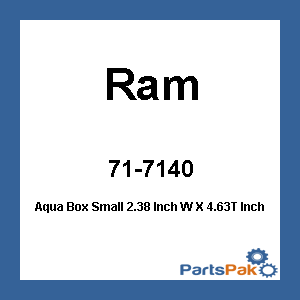 Ram Mounts RAM-HOL-AQ3U; Aqua Box Small 2.38 Inch W X 4.63T Inch X 1.13 Inch