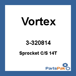 Vortex 3208-14; Front C / S Steel Sprocket 14T