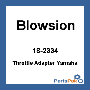 Blowsion 03-05-242; Throttle Adapter Fits Yamaha