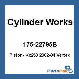 Cylinder Works 22795B; Piston- Kx250 2002-04 Vertex