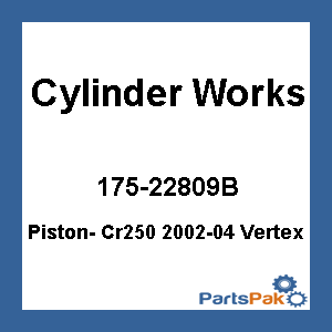 Cylinder Works 22809B; Piston- Cr250 2002-04 Vertex