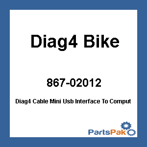 Diag4 Bike 0KL01410; Diag4 Cable Mini Usb Interface To Computer