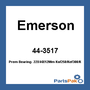 Emerson 6022-2RS JPN; Prem Bearing- 22X44X12Mm Ksf250/Kef300/Klf300 +