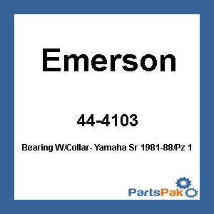 Emerson AEL 205 25MM; Bearing W / Collar- Fits Yamaha Sr 1981-88/Pz 1984-88