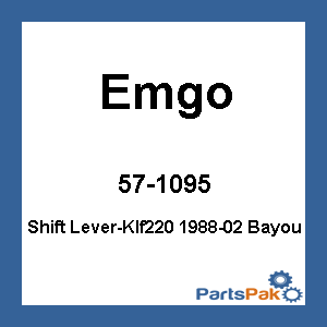 Emgo 83-88053; Shift Lever-Klf220 1988-02 Bayou