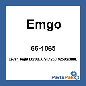 Emgo 66-1065; Lever- Right Lt230E / G / S Lt250R / 250S / 300E