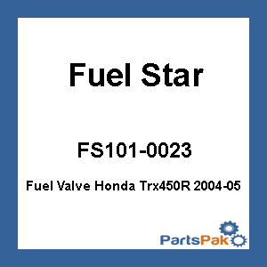 Fuel Star FS101-0023; Fuel Valve Fits Honda Trx450R 2004-05
