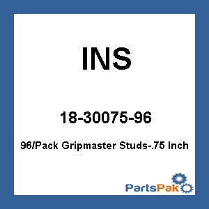 INS 18-30075-96; Icemaster Carbide Ice Screws 3/4-inch 96-Pack
