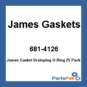 James Gaskets 11105; 25-Pack James Gasket Drainplug O-Ring
