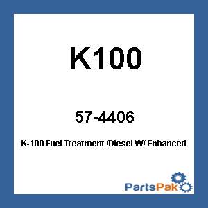 K100 406; K-100 Fuel Treatment / Diesel W / Enhanced Stabilizer 8Oz