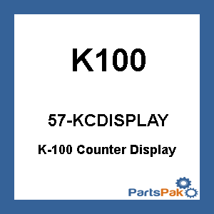 K100 G07110115; K-100 Counter Display