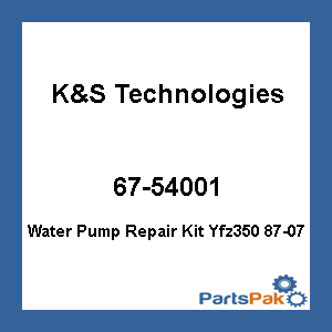 K&S Technologies 75-4001; Water Pump Repair Kit Yfz350 87-07