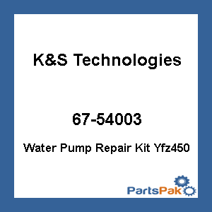 K&S Technologies 75-4003; Water Pump Repair Kit Yfz450