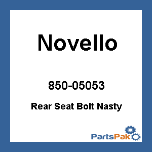 Novello NIL-012; Rear Seat Bolt W / Fine Thread Nasty