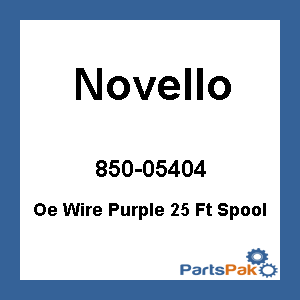 Novello DN-WHW5; Factory Coded Wire Spool Purple 25'