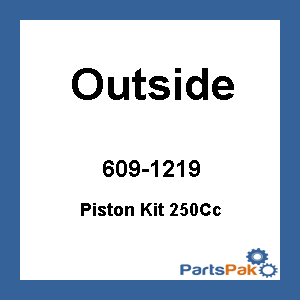 Outside 23-0014; Piston Kit 250Cc 72X46X17X57