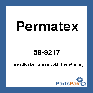 Permatex 29040; Penetrating Grade Threadlocker Green 36 Ml