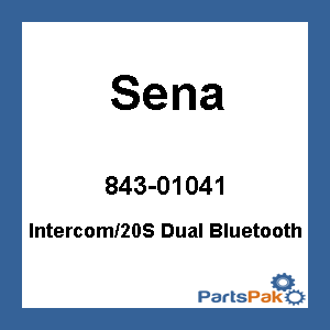 Sena 20S-01D; Intercom/20S Dual Bluetooth
