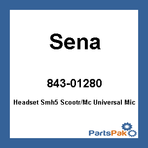 Sena SMH5-UNIV; Headset Smh5 Scootr/Mc Universal Mic