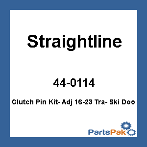 Straightline 121-140; Clutch Pin Kit- Adj 16-23 Tra- Fits Ski Doo