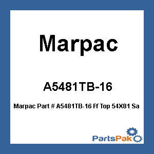 Marpac A5481TB-16; Ff Top 54X81 Sand Snbrla