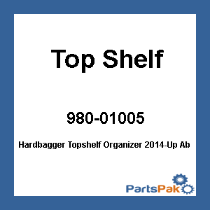 Top Shelf TS114HD-L; Hardbagger Topshelf Organizer 2014-Up Abs Left