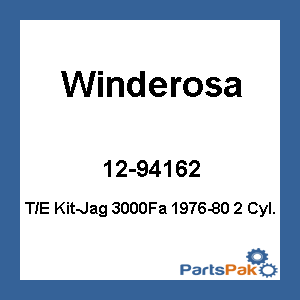 Winderosa 710058; T/E Kit-Jag 3000Fa 1976-80 2 Cyl.