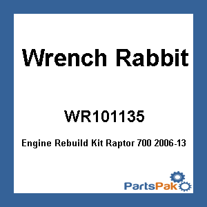Wrench Rabbit WR101-135; Engine Rebuild Kit Raptor 700 2006-13