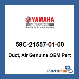 Yamaha 59C-21557-01-00 Duct, Air; 59C215570100