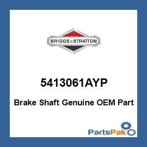 Briggs & Stratton 5413061AYP Brake Shaft