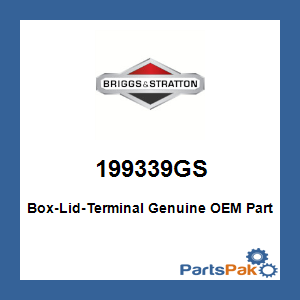 Briggs & Stratton 199339GS Box-Lid-Terminal
