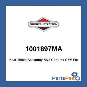 Briggs & Stratton 1001897MA Heat Shield Assembly B&S
