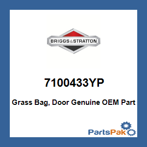 Briggs & Stratton 7100433YP Grass Bag, Door