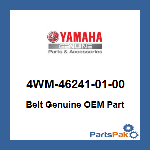 Yamaha 4WM-46241-01-00 Belt; 4WM462410100