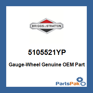 Briggs & Stratton 5105521YP Gauge-Wheel