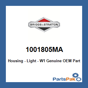 Briggs & Stratton 1001805MA Housing - Light - W1