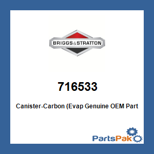 Briggs & Stratton 716533 Canister-Carbon (Evap
