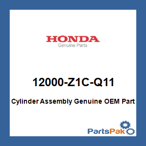 Honda 12000-Z1C-Q11 Cylinder Assembly; 12000Z1CQ11