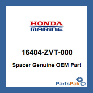 Honda 16404-ZVT-000 Spacer; 16404ZVT000