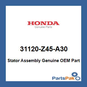 Honda 31120-Z45-A30 Stator Assembly; 31120Z45A30