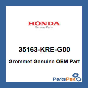 Honda 35163-KRE-G00 Grommet; 35163KREG00