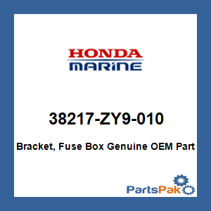 Honda 38217-ZY9-010 Bracket, Fuse Box; 38217ZY9010