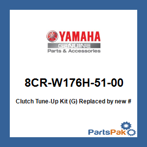Yamaha 8CR-W176H-51-00 Clutch Tune-Up Kit (G); New # 8CR-00000-51-00