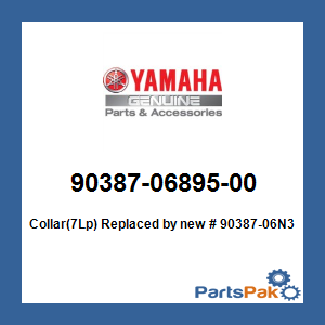 Yamaha 90387-06895-00 Collar(7Lp); New # 90387-06N38-00